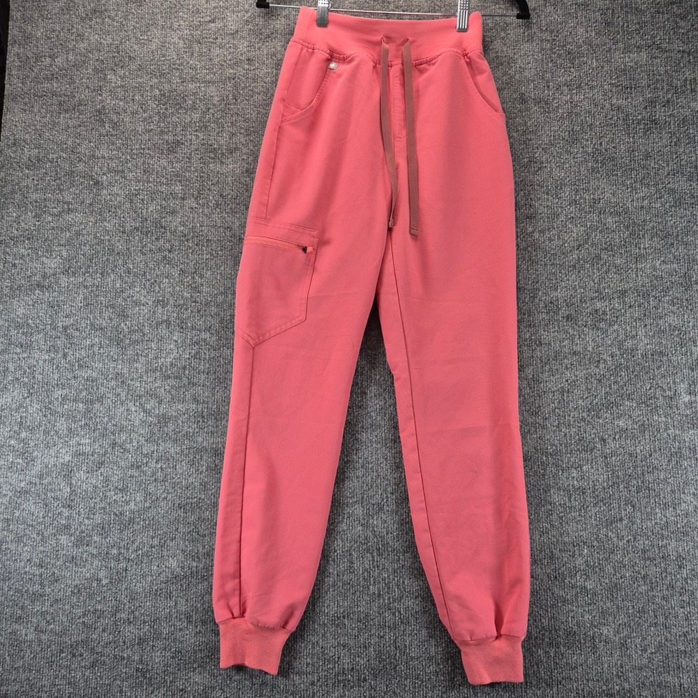 Figs Scrub Pants HW Zamora High Waisted Pink Women